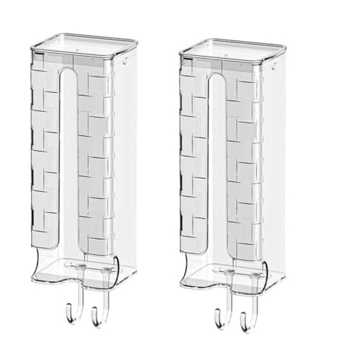 HASTHIP® 2PCS Wall Mount Clear Acrylic Sock & Underwear Drawer Organizer, Self-Adhesive Hanging Storage Box for Lingerie, Ties, Scarves, Clothes Space Saving Wardrobe Shelf, Transparent, Multipurpose HASTHIP® 2PCS Wall Mount Clear Acrylic Sock & Underwear Drawer Organizer, Self-Adhesive Hanging Storage Box for Lingerie, Ties, Scarves, Clothes Space Saving Wardrobe Shelf, Transparent, Multipurpose